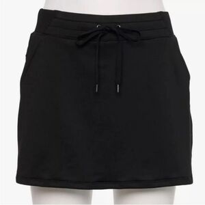BOGO TekGear Black 'On-the-Go-Gear'  Skort w/Moisture-Wicking Tech & Pockets XXL